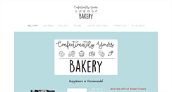 Desktop Screenshot of confectionatelyyoursbakery.com